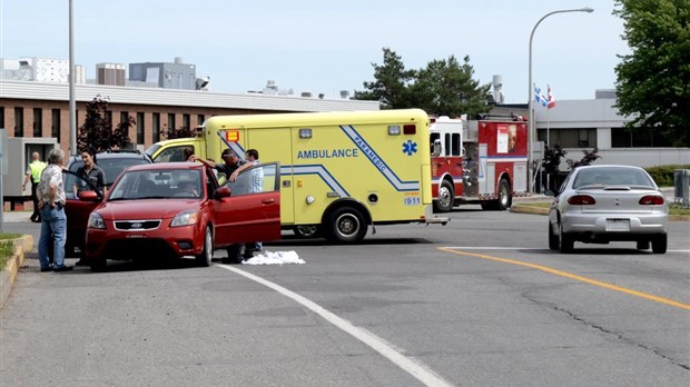 Un piéton happé sur la rue St-Pierre