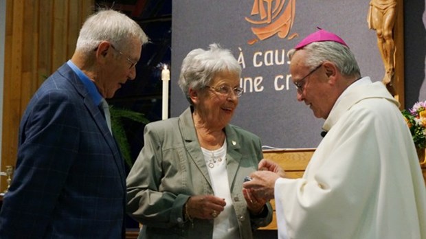 Le mérite diocésain remis à Louise Grenier et Paul Piché