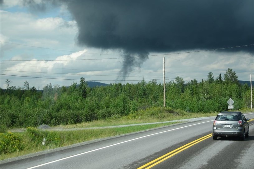 Une tornade confirm e Cabano