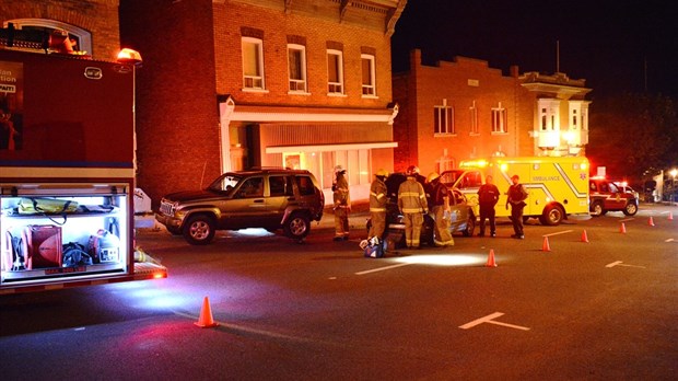 Collision sur la rue Lafontaine