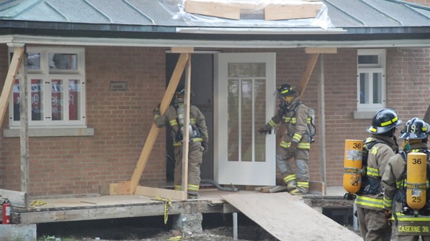 Début d'incendie au presbytère de Dégelis