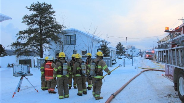 Incendie rapidement maitrisé