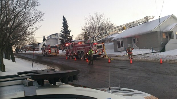 Feu de cheminée à Rivière-du-Loup