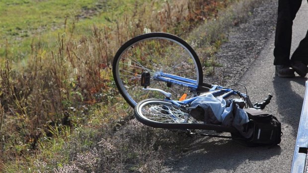 Cycliste happée par une voiture à Rivière-du-Loup