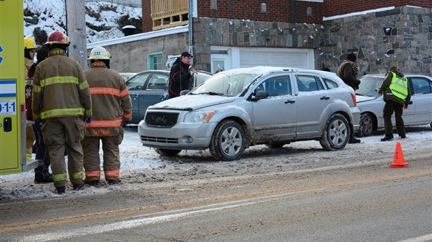 Collision sur la rue Fraser