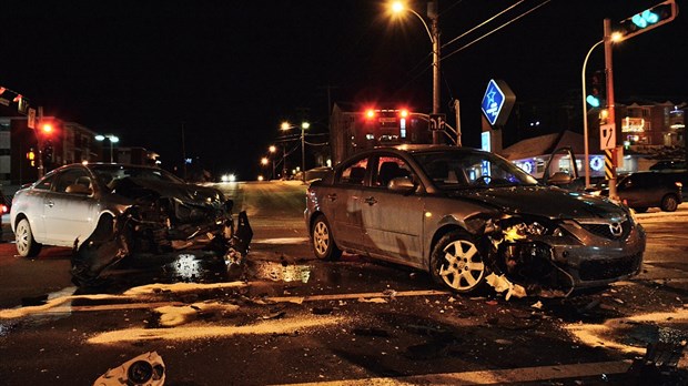 Collision à Rivière-du-Loup