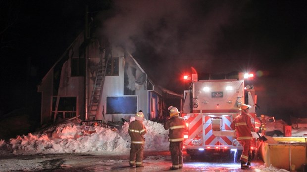 L’Érablière Romain Charron détruite par les flammes