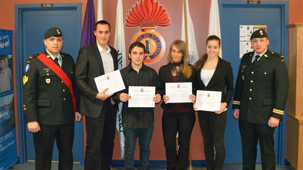 4 nouveaux membres pour les Fusiliers du St-Laurent