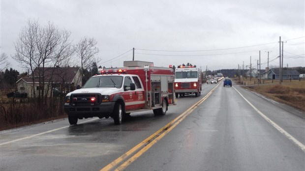 Collision sur la route 132