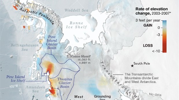 Antarctique: l'effondrement était prévisible