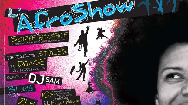 L'AfroShow, le samedi 7 juin à la Forge à Bérubé