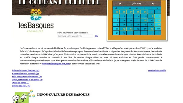 Nouvelle vitrine pour les événements culturels des Basques