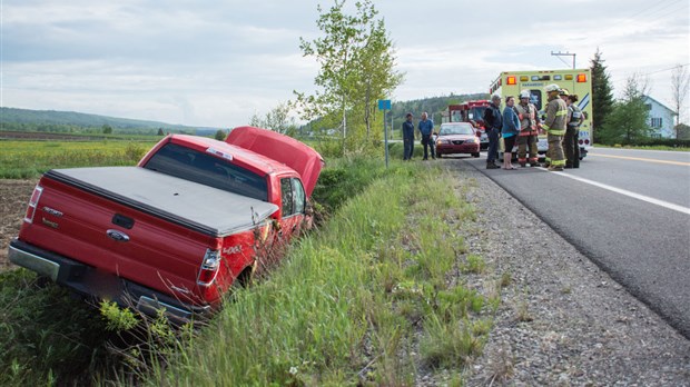 Sortie de route sur la 132