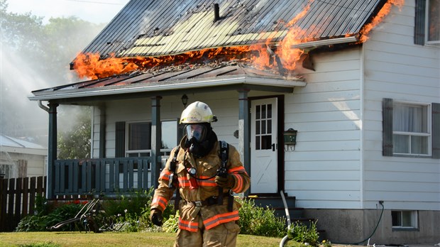 Incendie de résidence sur la rue Témiscouata