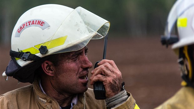 Incendie à Saint-Modeste: les pompiers quittent