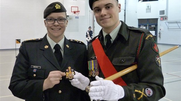 Yanni Corbin, nouveau cadet-commandant du Corps de cadets 2785