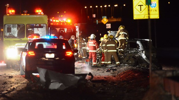 Un homme perd la vie sur l'autoroute 20