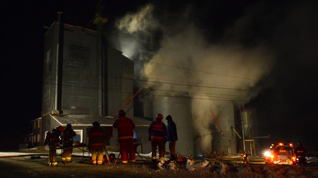 Incendie à la Meunerie de Cacouna