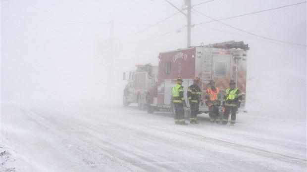 MISE À JOUR: Mini-carambolage sur la route 132