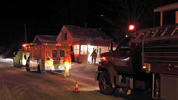 Feu de friteuse à Saint-Épiphane