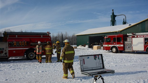 Intervention incendie au moulin de Saint-Alexandre