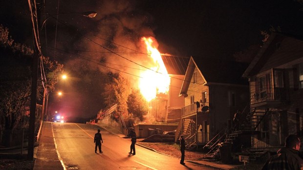 Incendie à Rivière-du-Loup