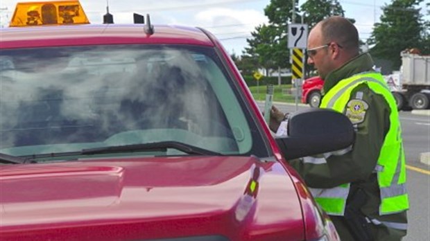 493 constats d'infractions émis par la SQ durant le long congé