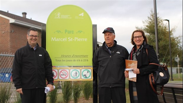 Inauguration du parc Marcel St-Pierre