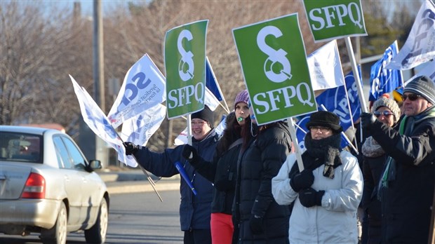 Troisième vague de grève en Front commun au Bas-Saint-Laurent