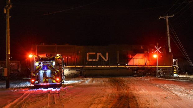 De l’eau pour un train du CN