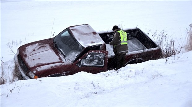 Capotage sur l’autoroute 20 