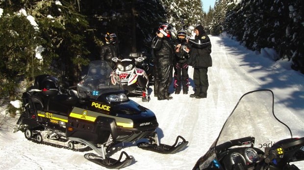 Présence policière accrue dans les sentiers de motoneige