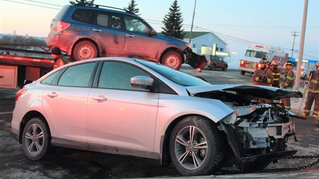 Collision sur la route 132