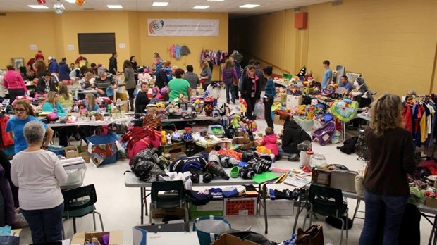 Retour du vide-grenier de l'École secondaire de Rivière-du-Loup