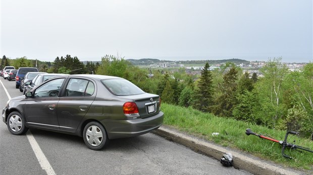 Collision avec un cycliste