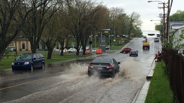 Pluie torrentielle à Rivière-du-Loup