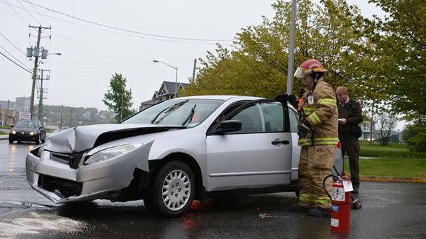 Collision sur la rue Fraser