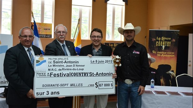 Une aide de 67 000$ pour le Festival country