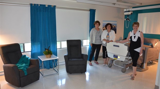 Une première chambre renouvelée en soins palliatifs au Témiscouata