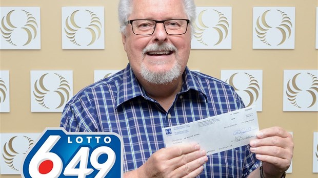 José Poulin remporte 1 million $ au Lotto 6/49