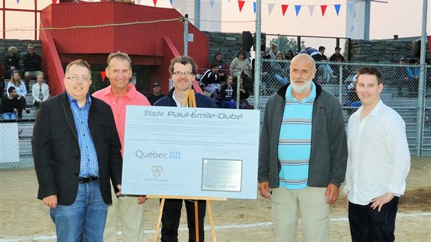 La Ville de Trois-Pistoles et les organisations de baseball inaugurent le nouveau Stade Paul-Émile-Dubé