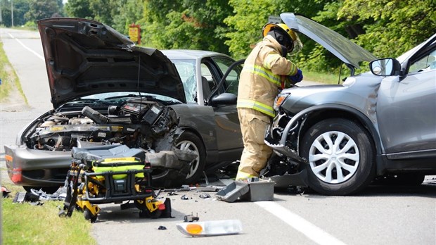 Collision à Notre-Dame-du-Portage