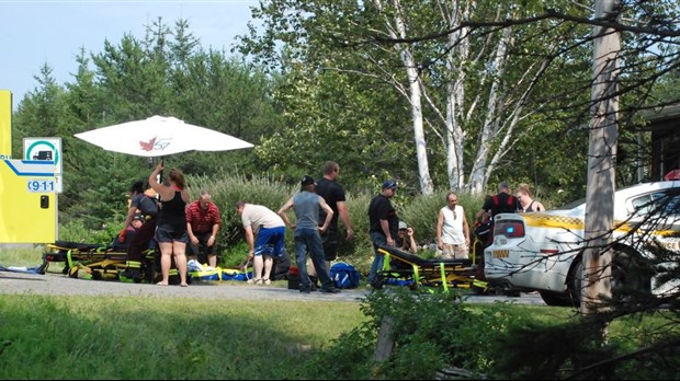 2 blessés dans un accident de moto à Saint-Eusèbe