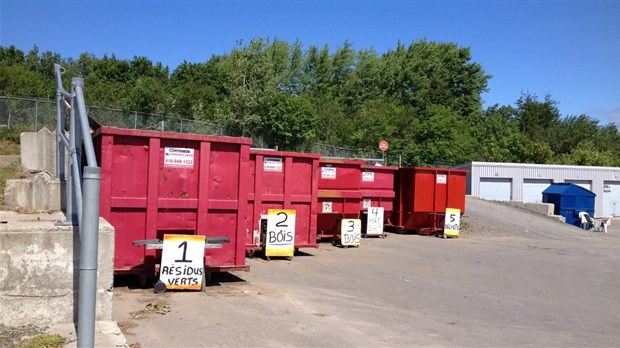 Fermeture des écocentres pour la fête du Travail