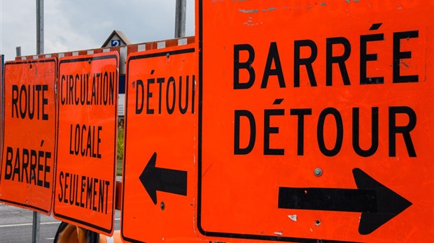 La route 289 fermée à Saint-Alexandre