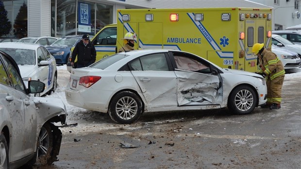 Collision à Rivière-du-Loup