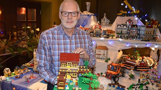 Un village en blocs LEGO