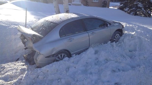 Collision sur la route 289