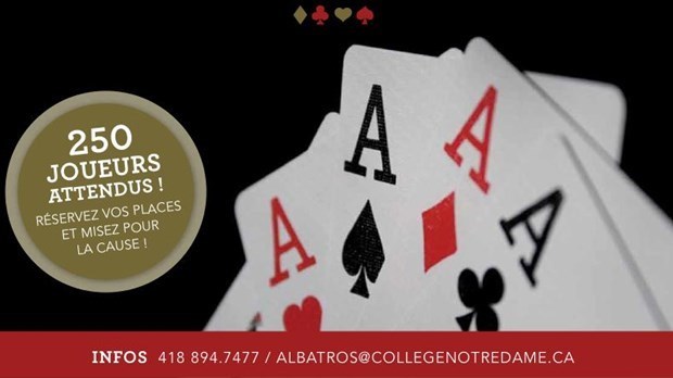 6e Tournoi de Poker Texas Hold’em au profit des Albatros