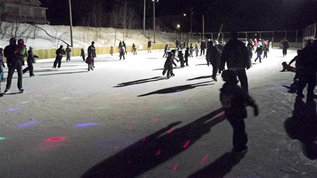 Soirée disco sur glace à Pohénégamook